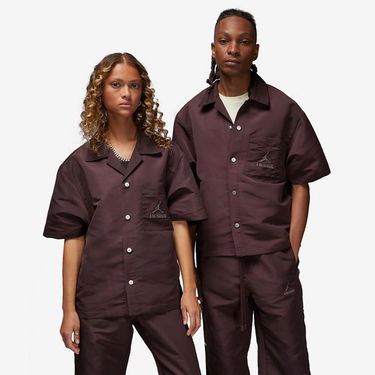 Košeľa Jordan A Ma Maniére x Brand Shooting Shirt Hnedá | DV7460-263, 0