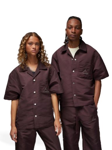 Košeľa Jordan A Ma Maniére x Brand Shooting Shirt Hnedá | DV7460-263