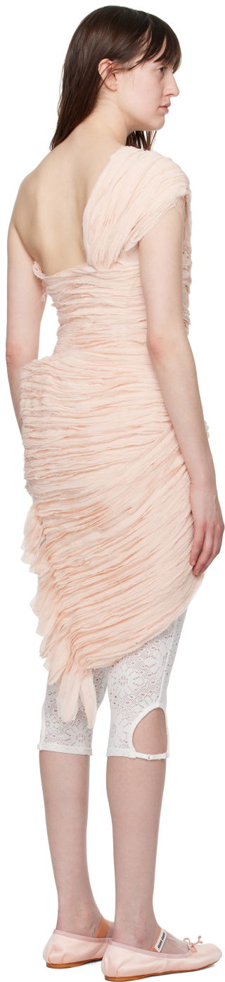 Šaty Collina Strada Collina Strada Whirl Draped Minidress Ružová | XX4008, 2