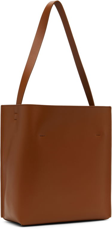 Tote bag Marni Small Leather Museo Patches Tote Hnedá | SHMP0111U0 P6483, 2