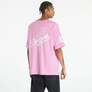 Tričko New Era Los Angeles Dodgers MLB Pastel Oversized T-Shirt Ružová | 60357124, 0