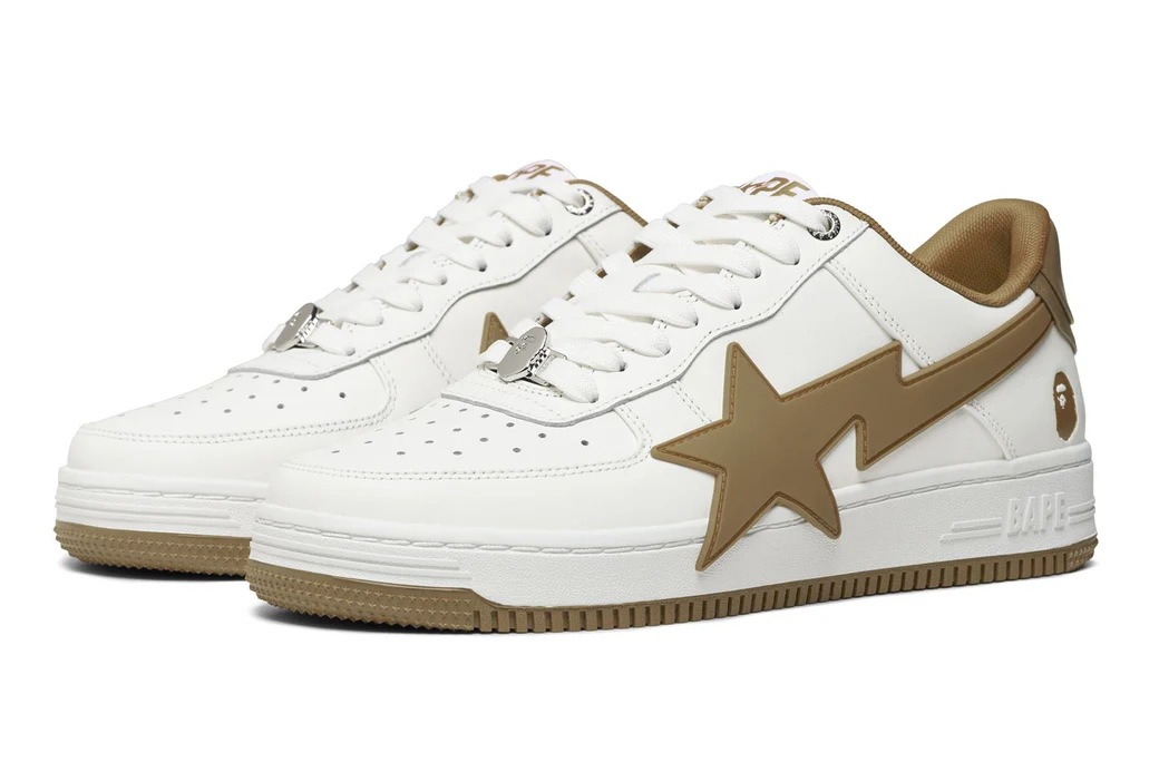 Tenisky a topánky BAPE Bape Sta OS #2 White/Beige Biela | 1K20-191-314-BEI, 1