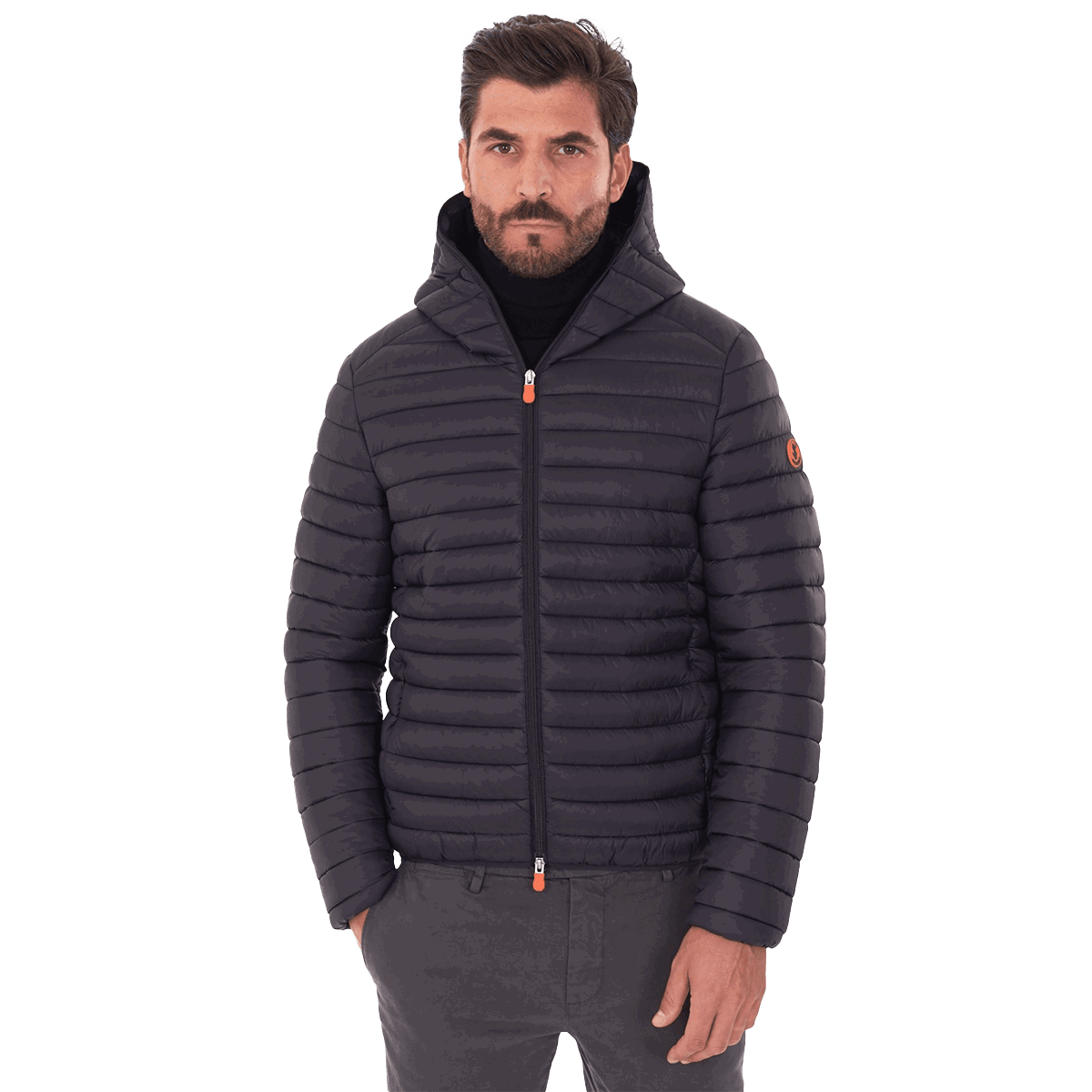 Bunda Save The Duck Hooded Jacket Navy | D3065M-1187, 0