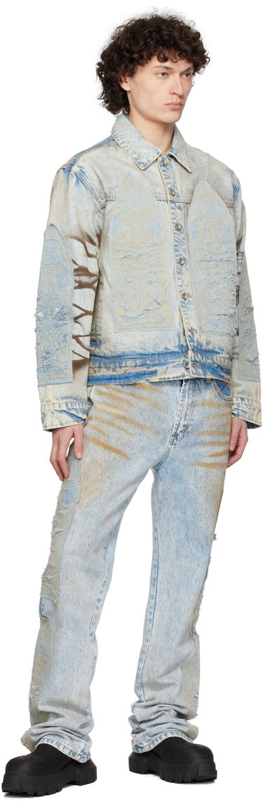 Džínsy Who Decides War Who Decides War Mechanic Signature Jeans Modrá | 1120840009SS25, 3