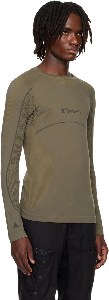 Tričko ROA Seamless Long Sleeve T-Shirt Čierna | RBMW0406YA49, 4