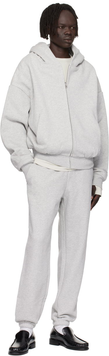 Mikina Entire Studios Entire Studios Thermal Zip-Up Hoodie Šedá | ES2488SI, 3