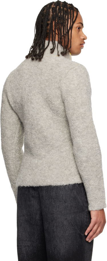 Sveter Diesel Textured K-Eller Half-Zip Sweater Šedá | A21443-0CECY-912, 2