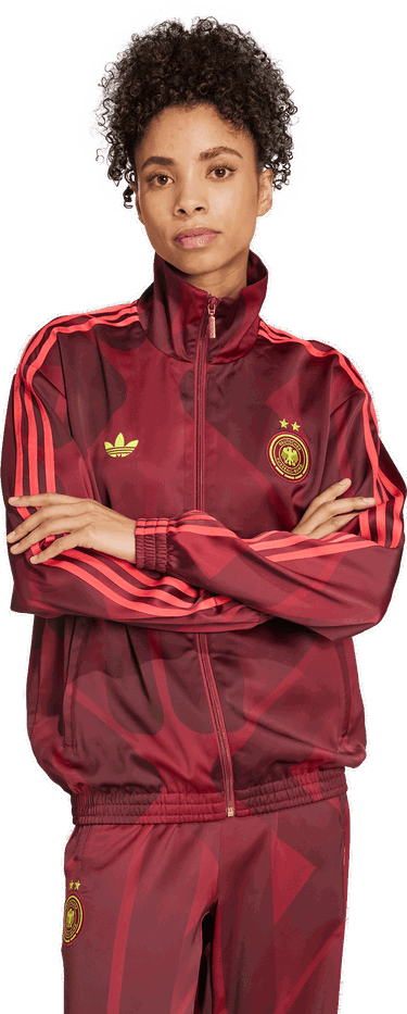 Bunda adidas Performance Germany Track Jacket Červená | JJ0351, 2