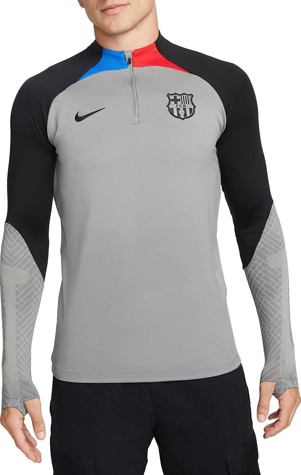 Tričko Nike Barcelona Soccer Training Shirt Šedá | dn2812-003, 0