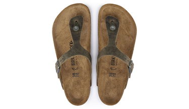 Tenisky a topánky Birkenstock Gizeh FL Faded Khaki Narrow Fit Hnedá | 1019383, 3