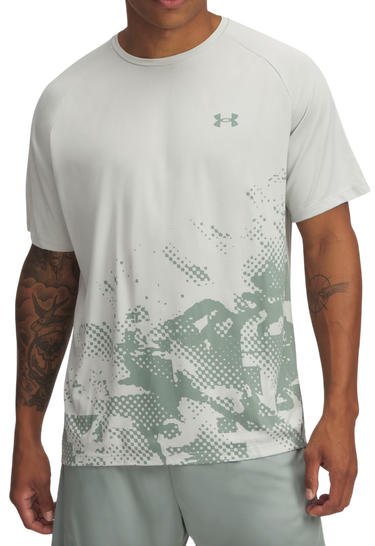 Tričko Under Armour Tech Fade Short Sleeve T-Shirt Zelené | 1390209-377, 0