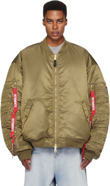 Bomber bunda VETEMENTS Cargo Reversible Bomber Jacket Zelené | UA66JA300E, 0