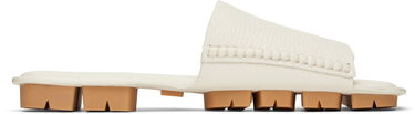 Tenisky a topánky Bottega Veneta Bottega Veneta Shore Leather Sandals Biela | 796653 V3XP0 2916, 0