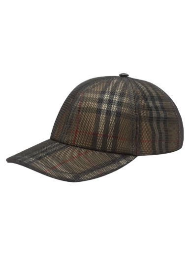 Šiltovka Burberry Overlay Check Cap Zelené | 8065590A7028