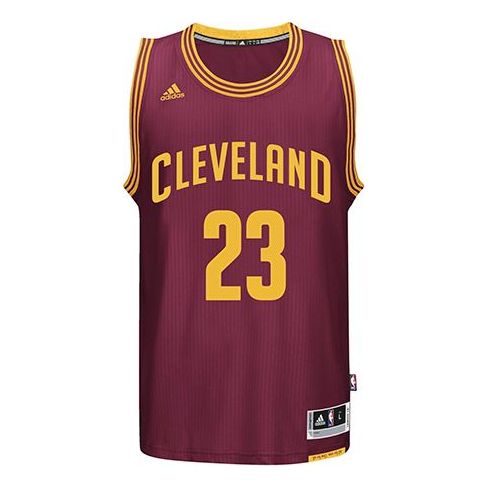 Dres adidas Originals Cleveland Cavaliers LeBron James Basketball Jersey Vínová | A61199, 0
