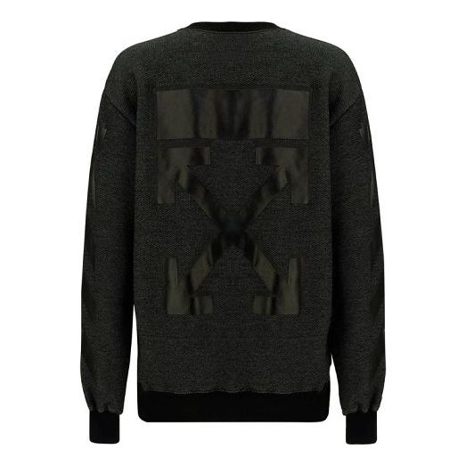 Mikina Off-White Slim Fit Arrow Print Hoodie Čierna | OWBA046E20JER0041010
