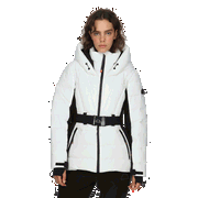 MYA Padded Hooded Belted Ski Jacket