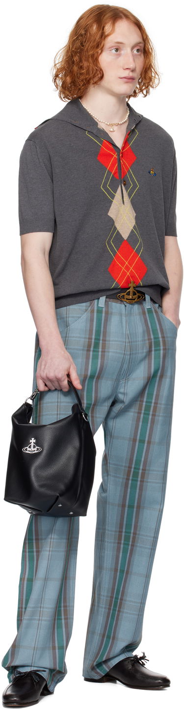 Polo tričko Vivienne Westwood Vivienne Westwood Argyle Polo Šedá | 2701002E-Y003D-, 3