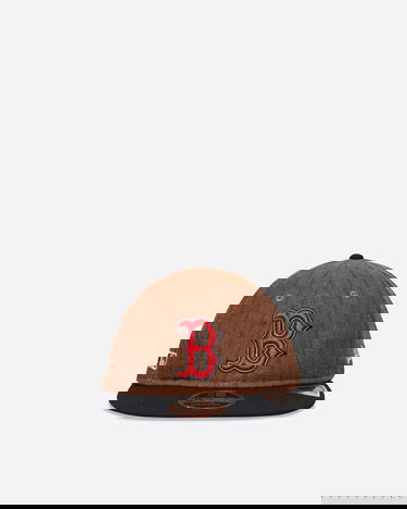 Šiltovka New Era Boston Red Sox Three Looms x MLB Wool Pinstripe 9FIFTY Cap Hnedá | IY70 TAN, 0