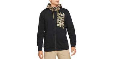 Mikina Nike Nike Dri-FIT Camo Graphic Full-Zip Hoodie Čierna | dd1733-010, 1