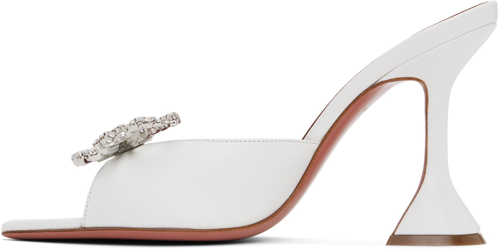 Amina Muaddi Rosie Slipper Heeled Sandals