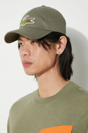 Šiltovka Lacoste Adjustable Organic Cotton Twill Cap Čierna | RK9871, 4