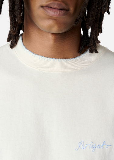 Crop Top AXEL ARIGATO Classic Stitch Detail T-Shirt Biela | A2980002, 5