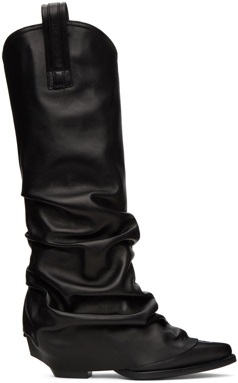Šaty R13 R13 Mid Cowboy Sleeve Boots Čierna | R13S0107-S001A, 0