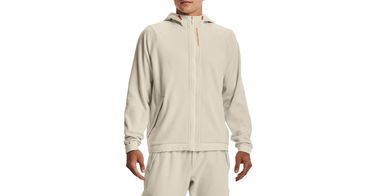 Mikina Under Armour Under Armour UA Rush Fleece Full-Zip Hoodie Béžová | 1366178-279, 1