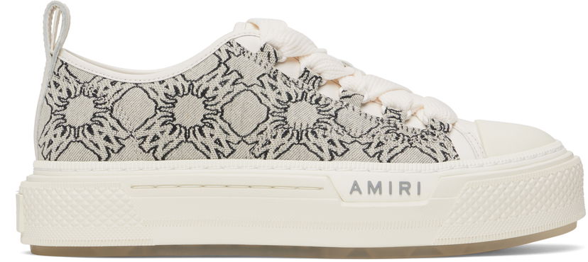 Oblečenie AMIRI AMIRI MA Quad Jacquard Court Low Biela | AWFOSR1094