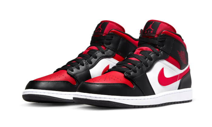 Air Jordan 1 Mid "Alternate Bred Toe" GS