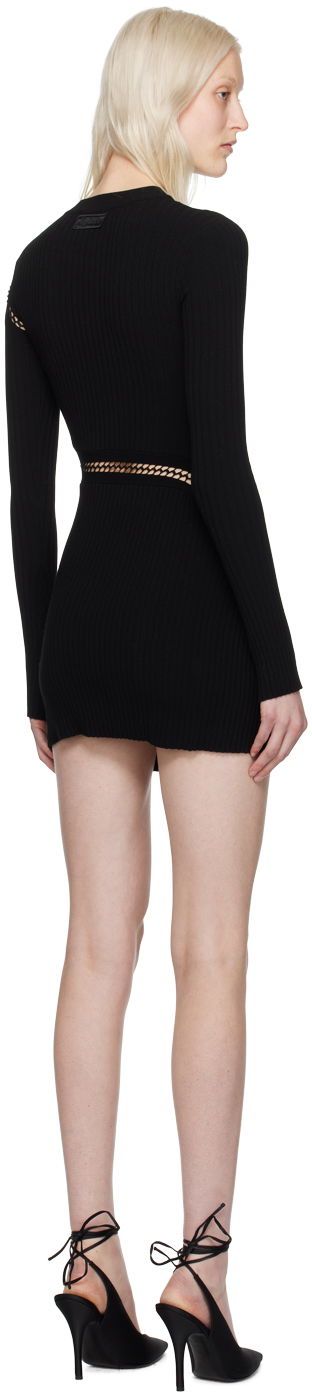 Šaty The Attico Attico Cutout Minidress Čierna | 242WCA283 KV001, 2