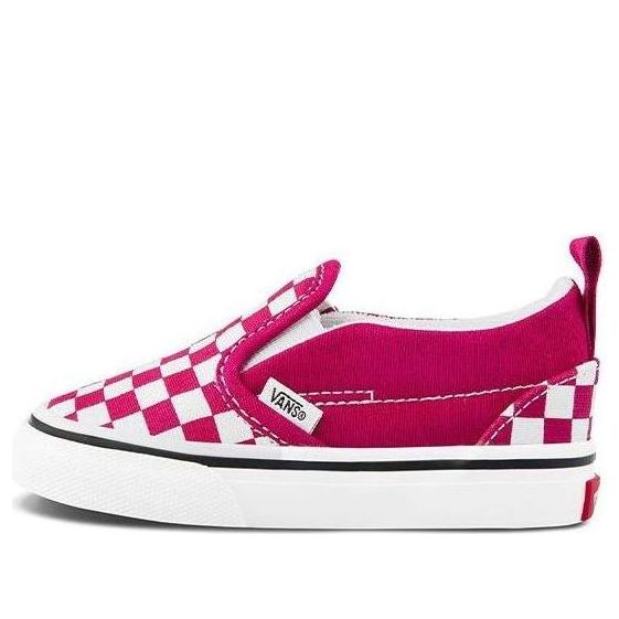 Tenisky a topánky Vans Vans Old Skool V Toddler Checkboard Ružová | VN0A3488XOC