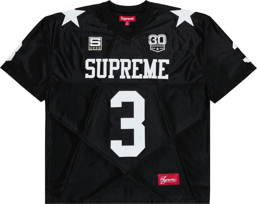 Dres Supreme Star Football Jersey Black Čierna | FW24KN75 BLACK