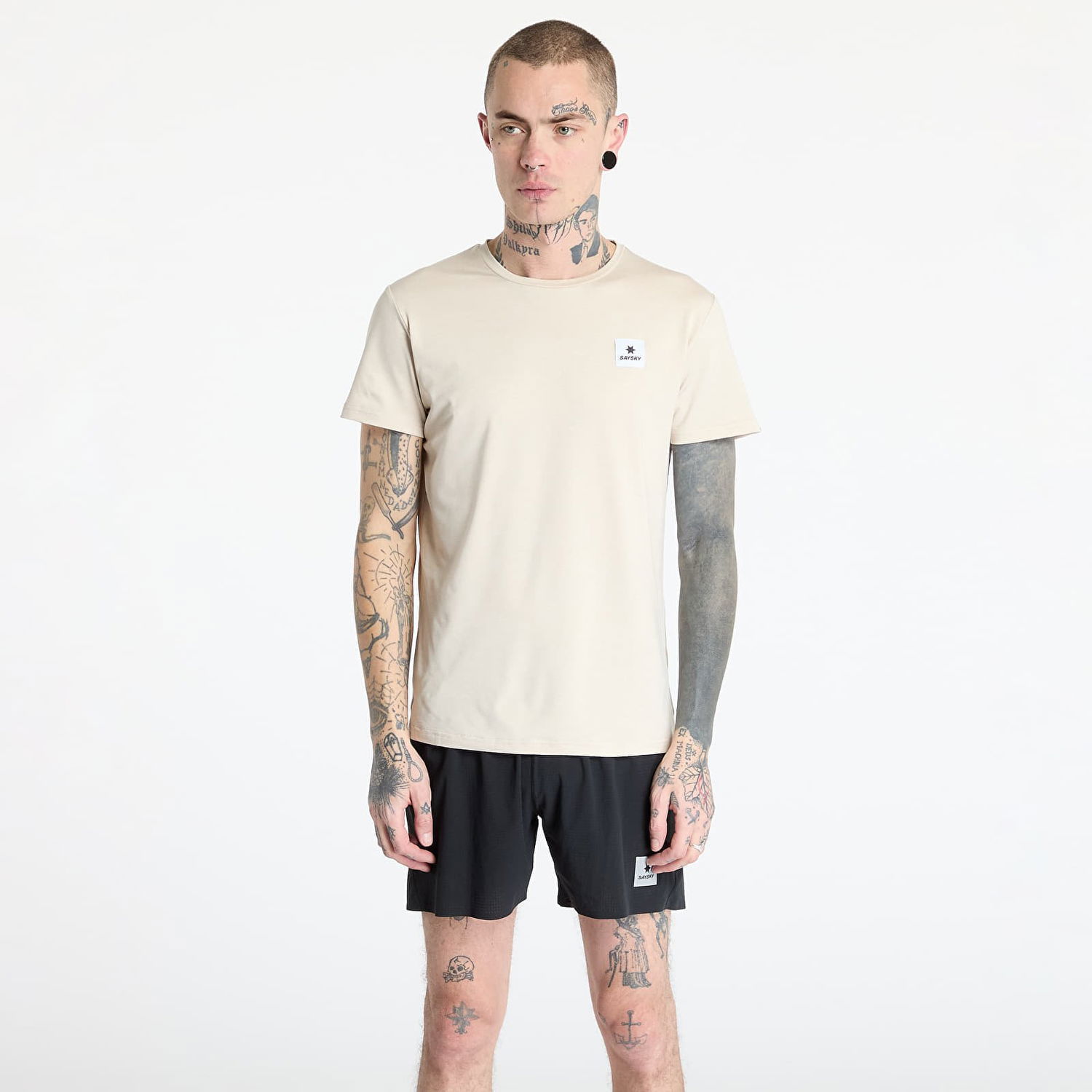 Tričko Saysky SAYSKY Statement Pace T-Shirt Béžová | NMRSS21C8002, 0
