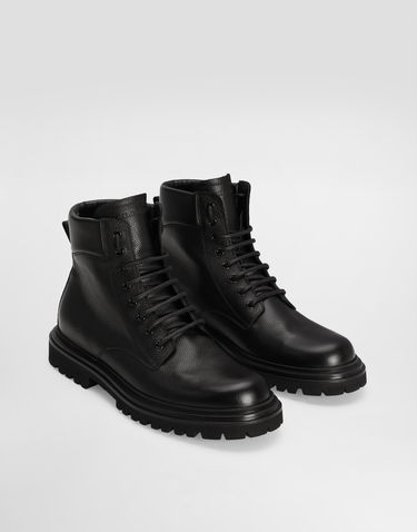 Doplnky Dolce & Gabbana Dolce & Gabbana Calfskin Ankle Boots Čierna | A60613A6H478B956, 1