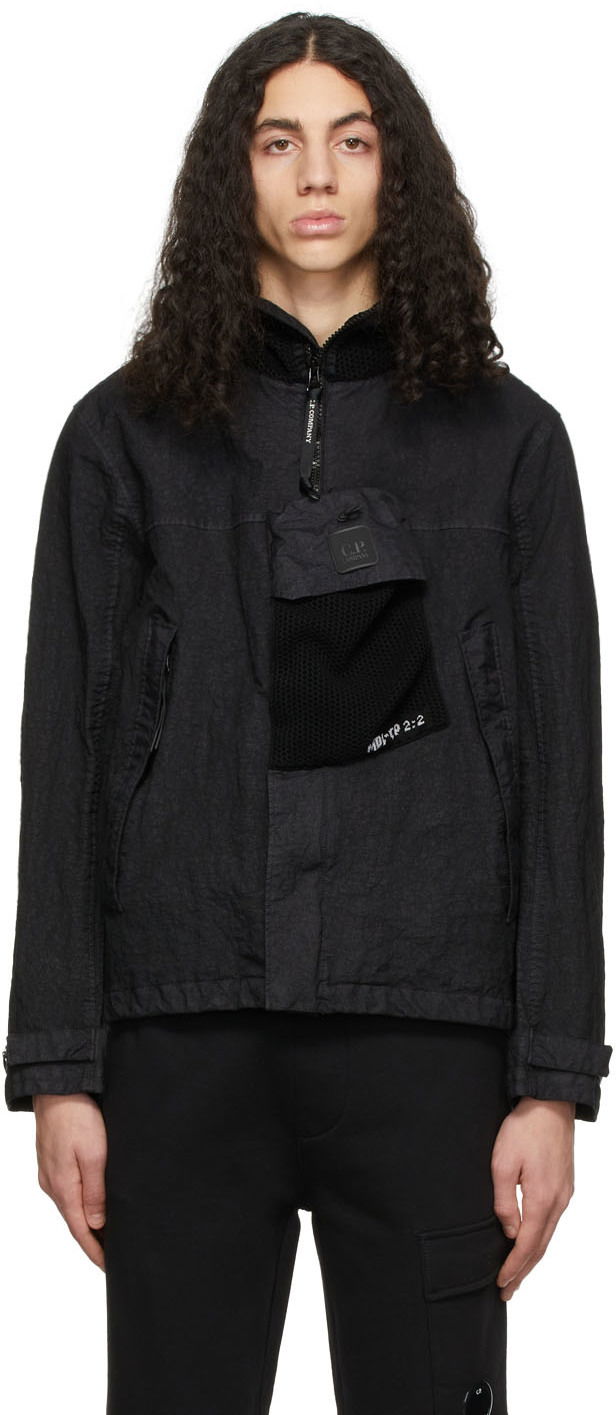 Bunda C.P. Company Metropolis Series Co-Ted Jacket Čierna | 12CMOW068A-006022G, 0