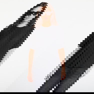 Tričko Samsoe Samsoe Sauma Pleated Short Sleeve Top Čierna | F25400106_CLR000021, 0