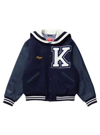 Bunda KENZO Sailor Varsity Jacket Navy | FD55BL1339ON.77