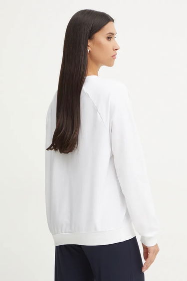 Mikina Lacoste White Graphic Sweatshirt Biela | SF1472, 2