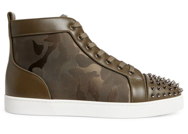 Tenisky a topánky Christian Louboutin Lou Spikes Orlato Flat Zelené | 3220707 C849, 0