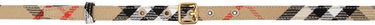 Opasok Burberry Burberry Thin Check B Buckle Belt Béžová | 8099936, 0