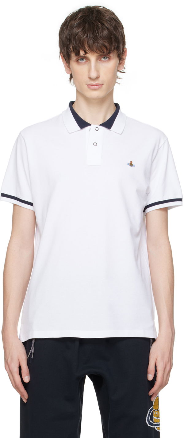 Polo tričko Vivienne Westwood Classic Polo Tee Biela | 2H01000I-J0009-