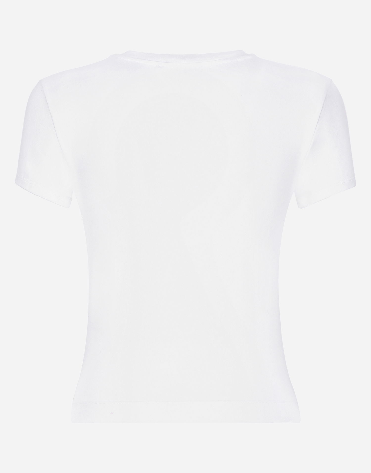 Tričko Dolce & Gabbana Jersey T-shirt With Lettering Biela | F8U48TGDB6WW0800, 1