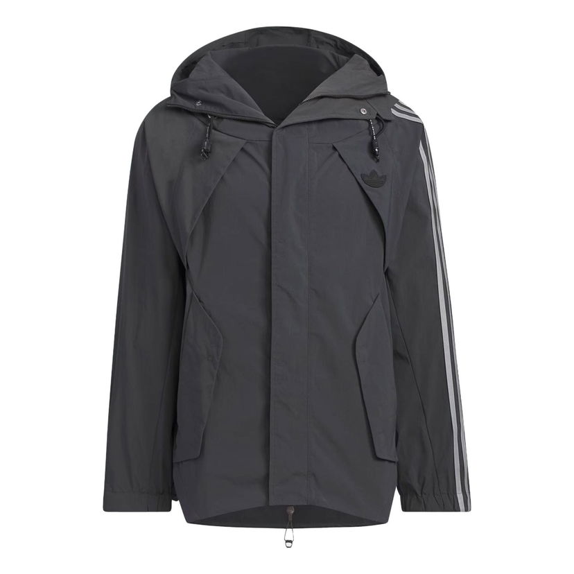 Parka adidas Originals HAMCUS Men's Hooded Sports Jacket Šedá | IX7079