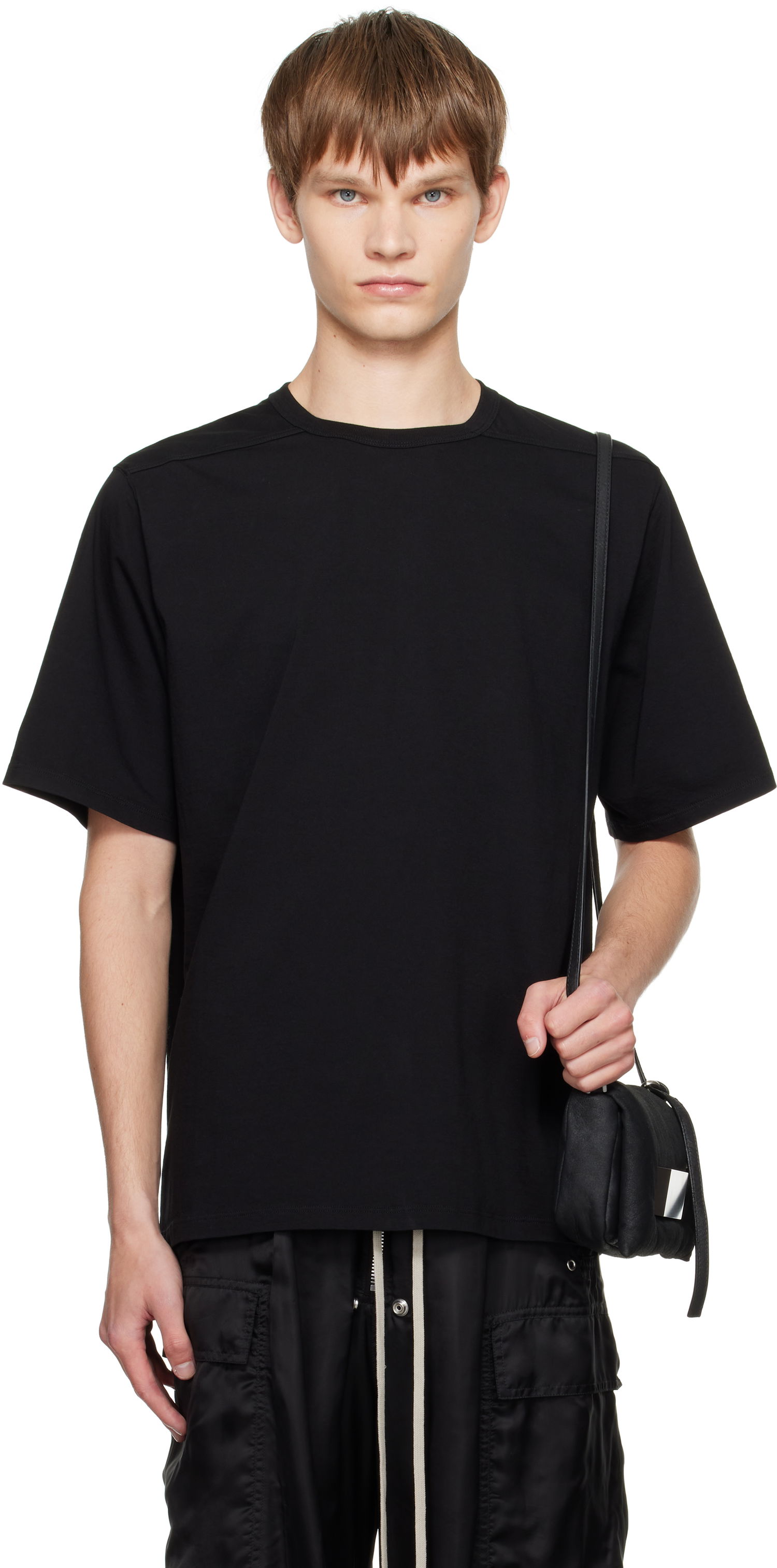Tričko Rick Owens Rick Owens Concordians Brad T-Shirt Čierna | RU02E1232 JA, 0
