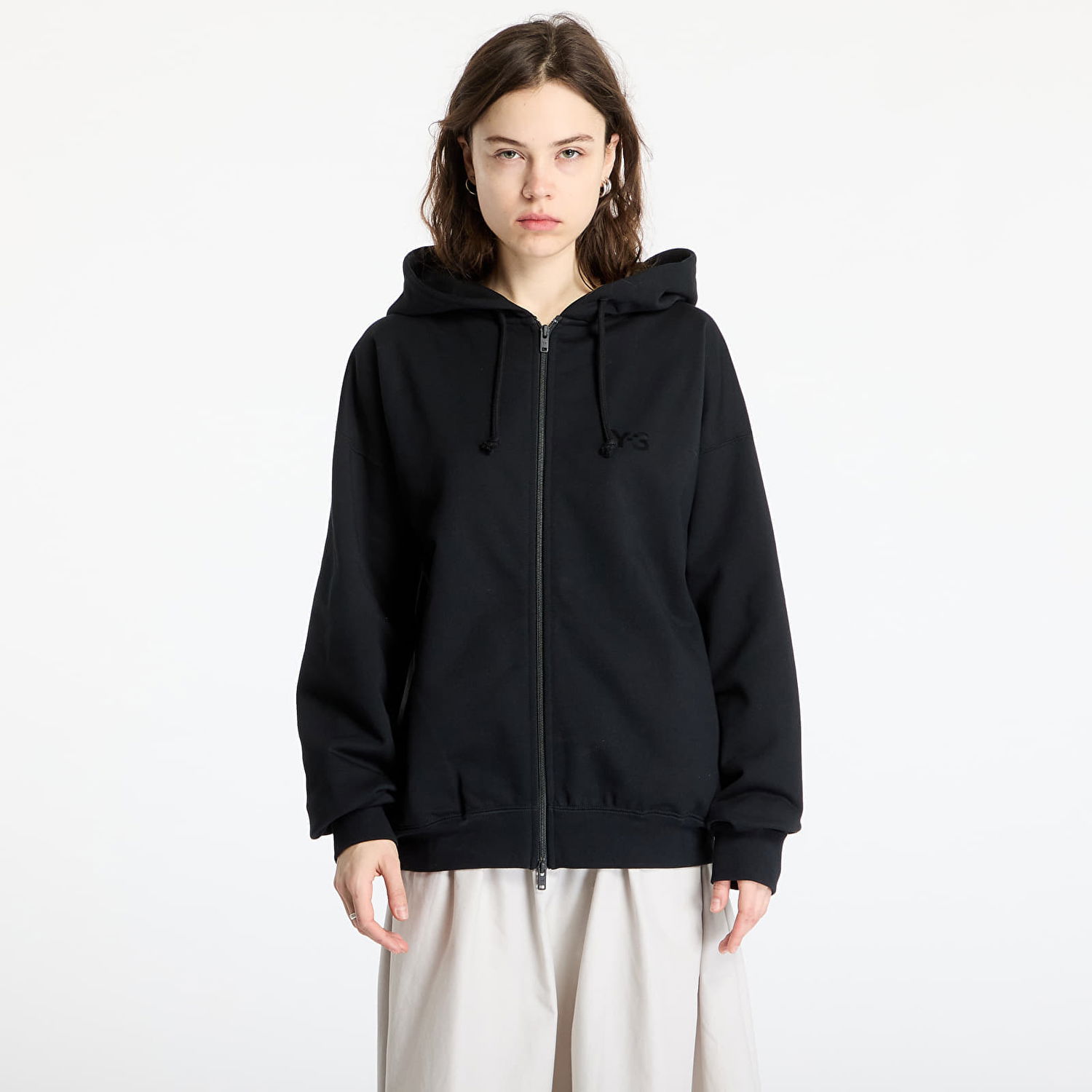 Mikina Y-3 Y-3 French Terry Zip Hoodie Čierna | JN4930, 1