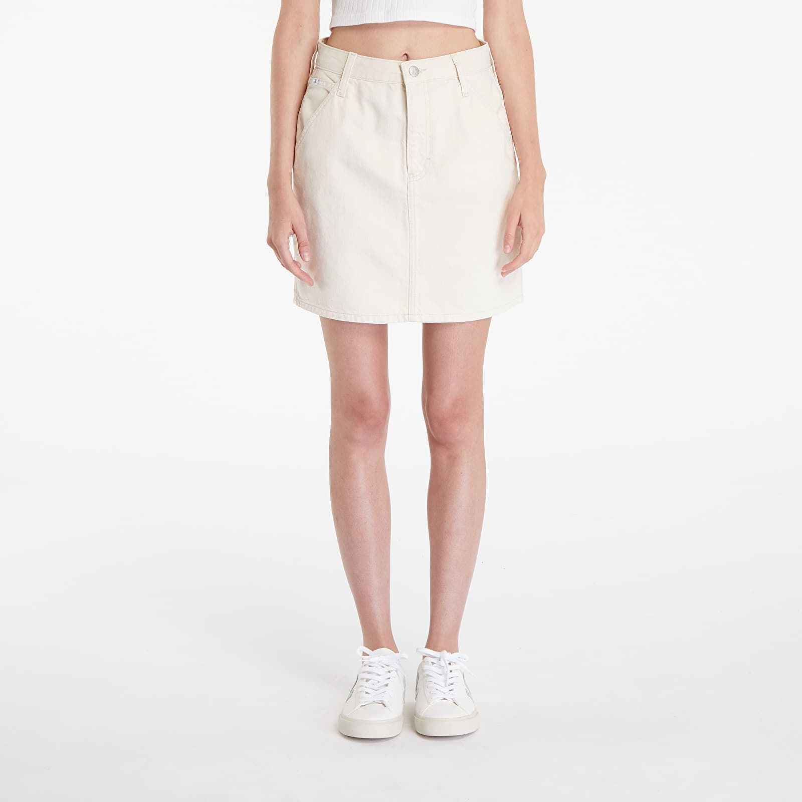 Hr A-Line Mini Skirt Hammerloop White