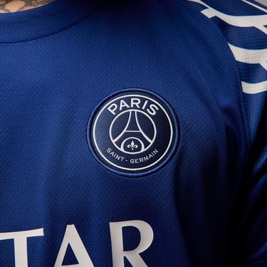 Dres Jordan Paris Saint-Germain Stadium Dri-FIT Fourth Replica Jersey 2024/25 by Jordan Modrá | HJ0865-493, 3