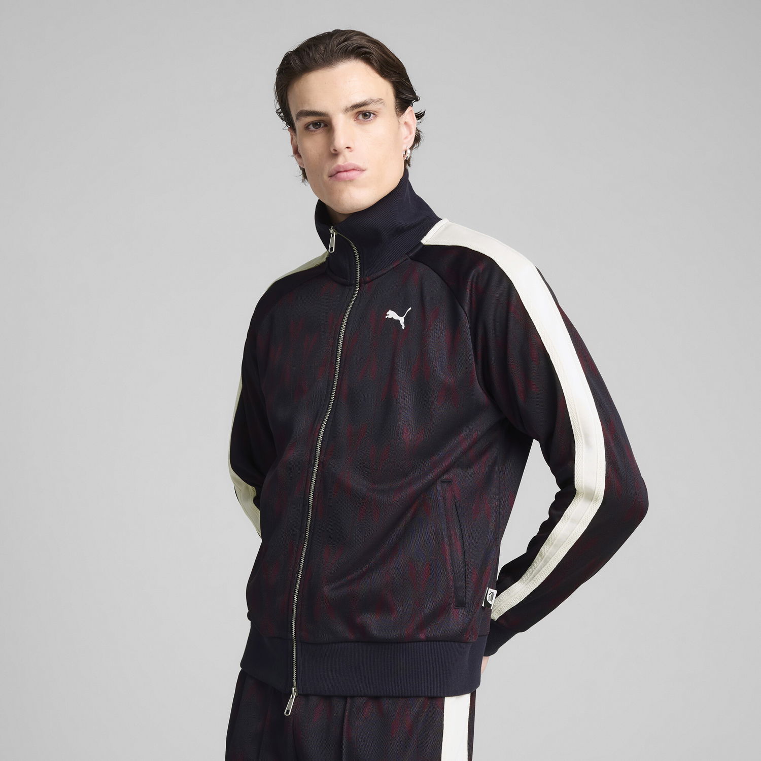 Bomber bunda Puma The NeverWorn V T7 Track Jacket Vínová | 631491_16, 0